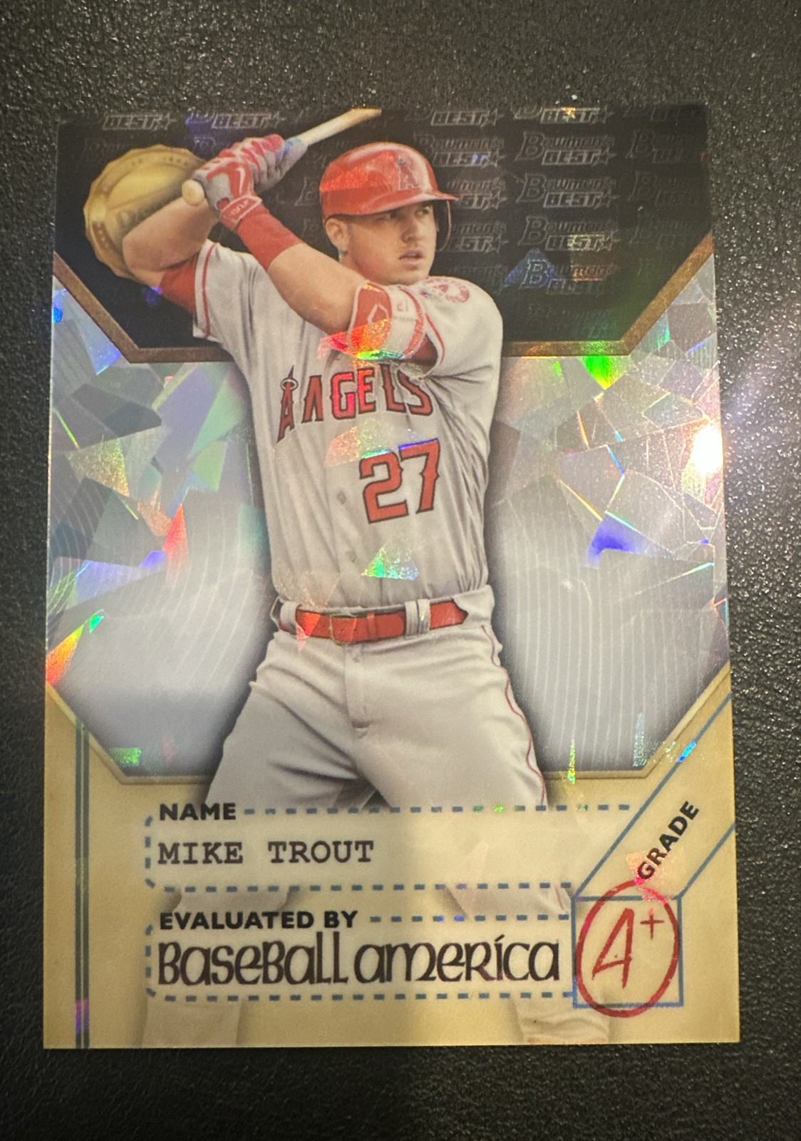 2017 Bowman\'s Best - Baseball America\'s 2017 Deans List Mike Trout #BADL-MT... 2017 Bowman\'s Best - Baseball America\'s 2017 Deans List Mike Trout #BADL-MT...