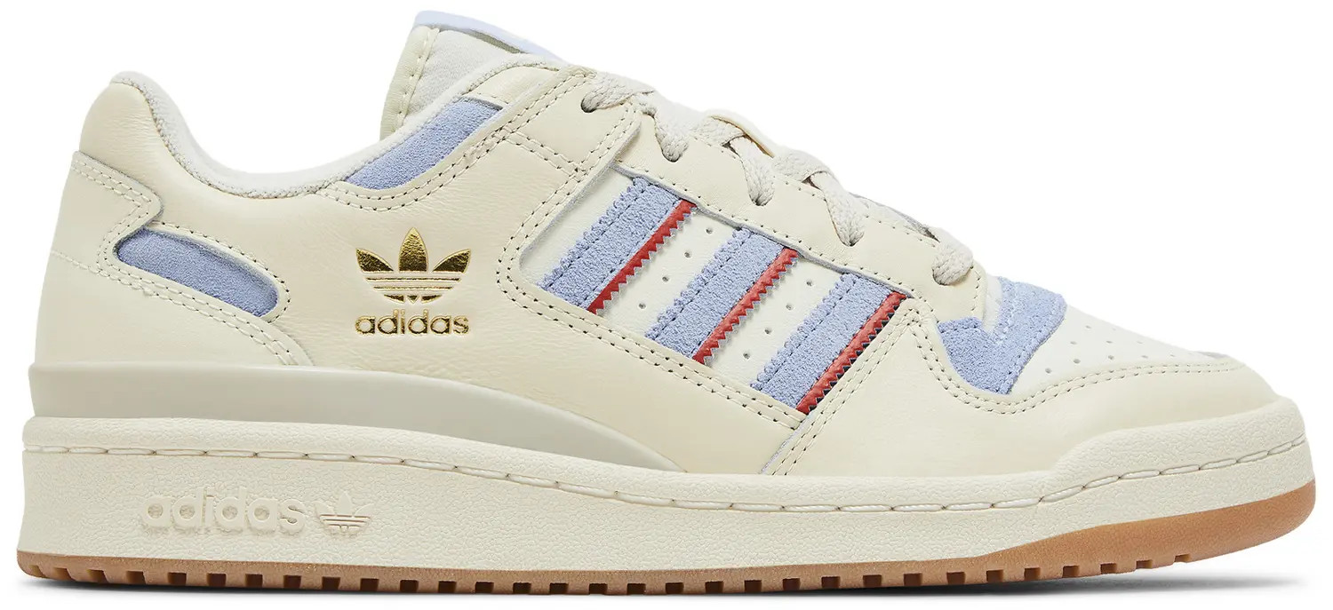 Adidas Forum Low Classic Cream White Blue Dawn Sneakers Shoes FZ6267 Men's 12-13 Adidas Forum Low Classic Cream White Blue Dawn Sneakers Shoes FZ6267 Men's 12-13