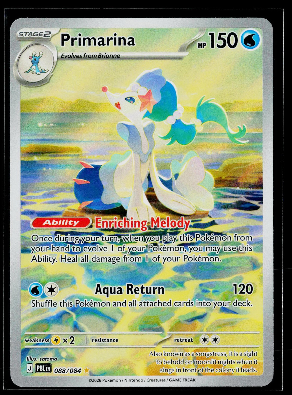 Primarina Holofoil EN [PBL - 088/084] NM