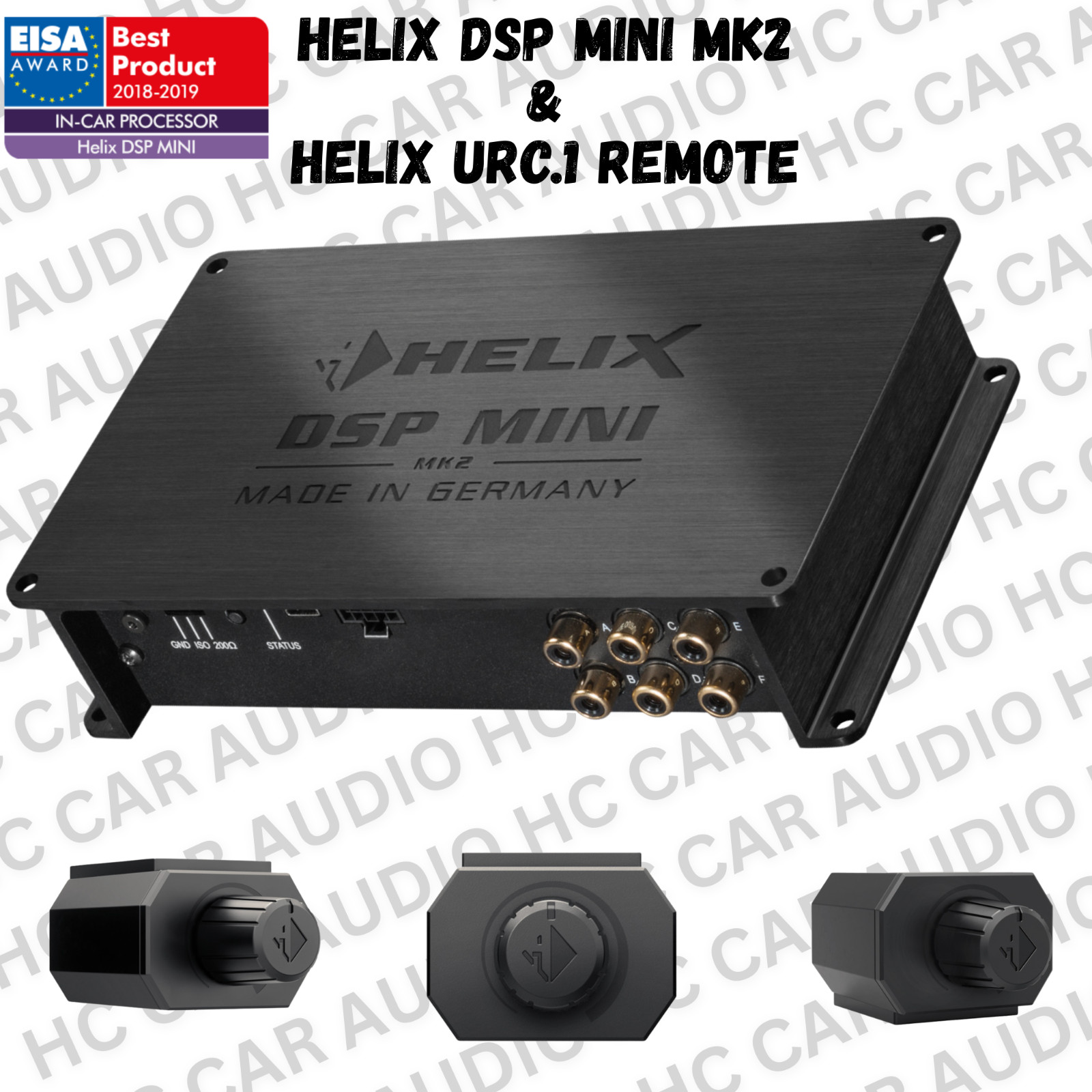 HELIX DSP MINI MK2+HELIX URC.1 Cotroller *MADE GERMANY* 4IN 6 OUTPUTS-BRAND NEW