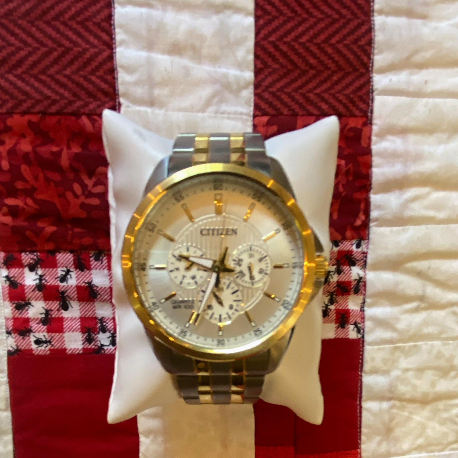 Citizen Eco-Drive Two-Tone Chronograph Date Men’s 42mm 100m Analog Watch