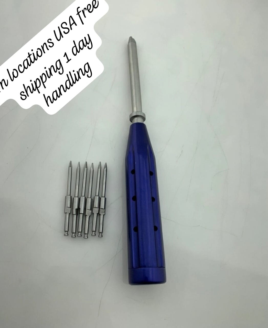 6 Pcs Surgical Pedicle Marker and Screwdriver Instrument Set – Stainless Steel