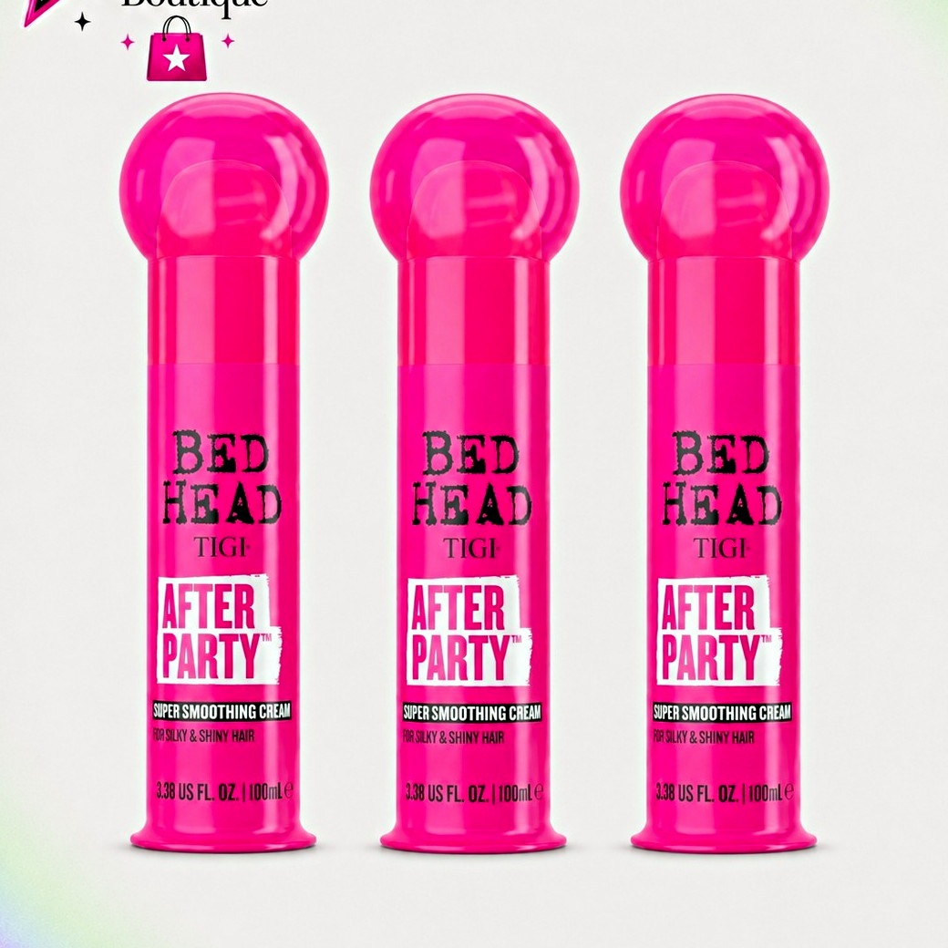 TIGI Bed Head After Party Smoothing Cream Anti-Frizz Shine 3.38 oz  [3 Pack]