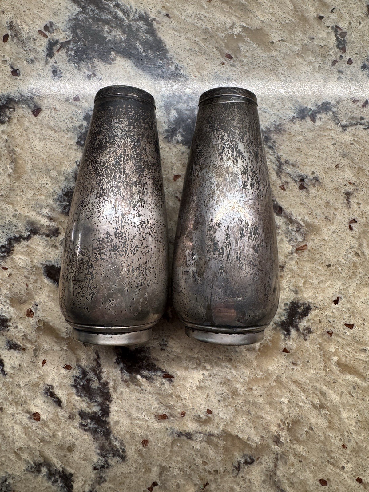 Vtg International Sterling Silver Salt Pepper Shakers S139 NOT WEIGHTED 126.7g