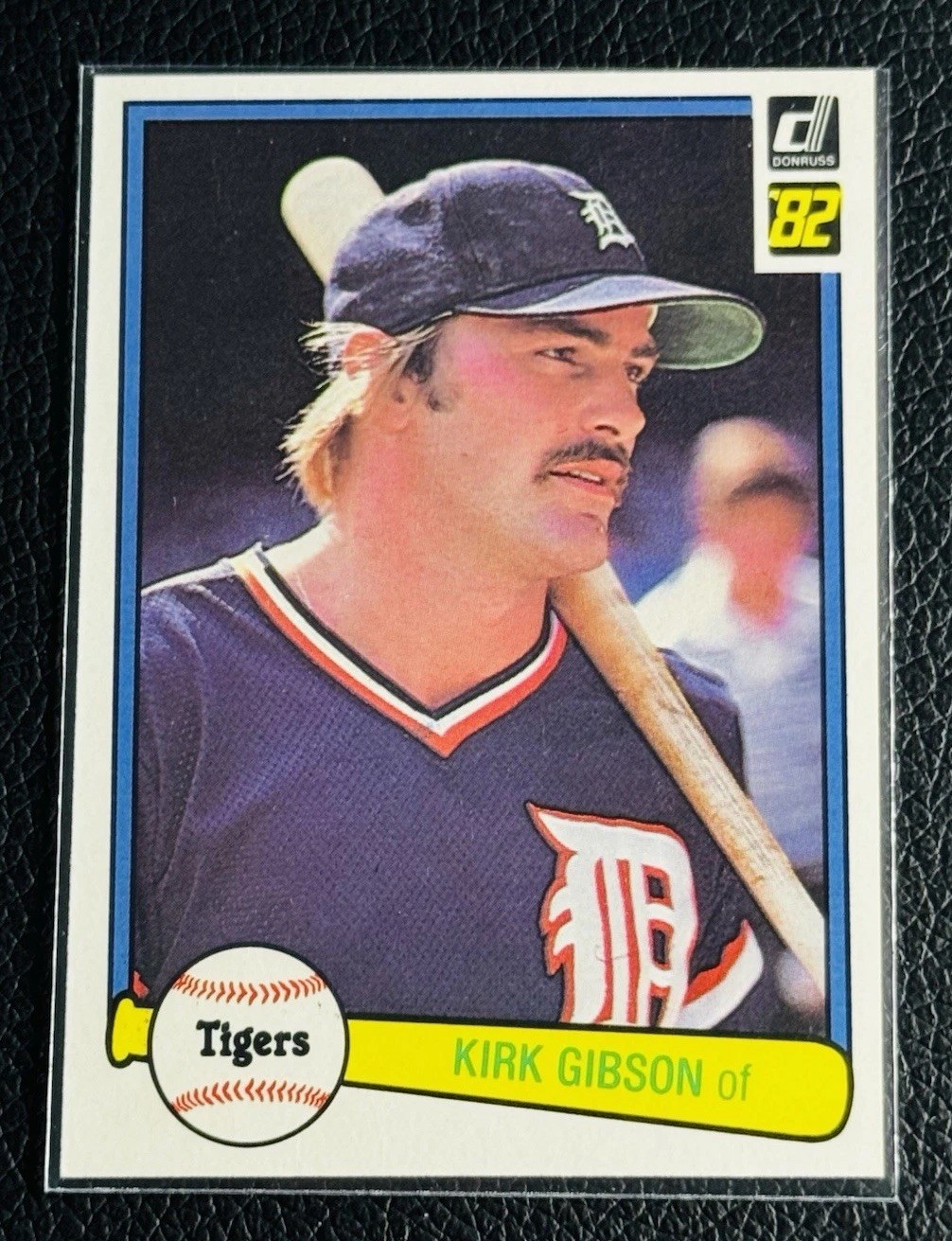 ‼️STELLAR VINTAGE‼️1982 Donruss Kirk Gibson #407 Detroit Tigers MVP HR ICON