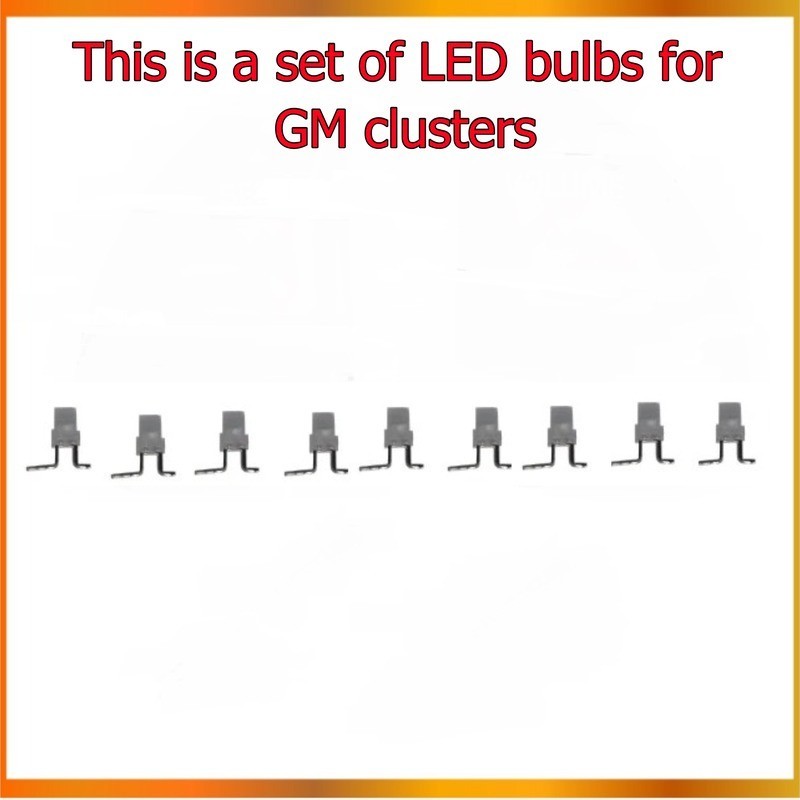 2003 to 2007 Silverado Sierra and SUV’s Instrument Cluster LEDs