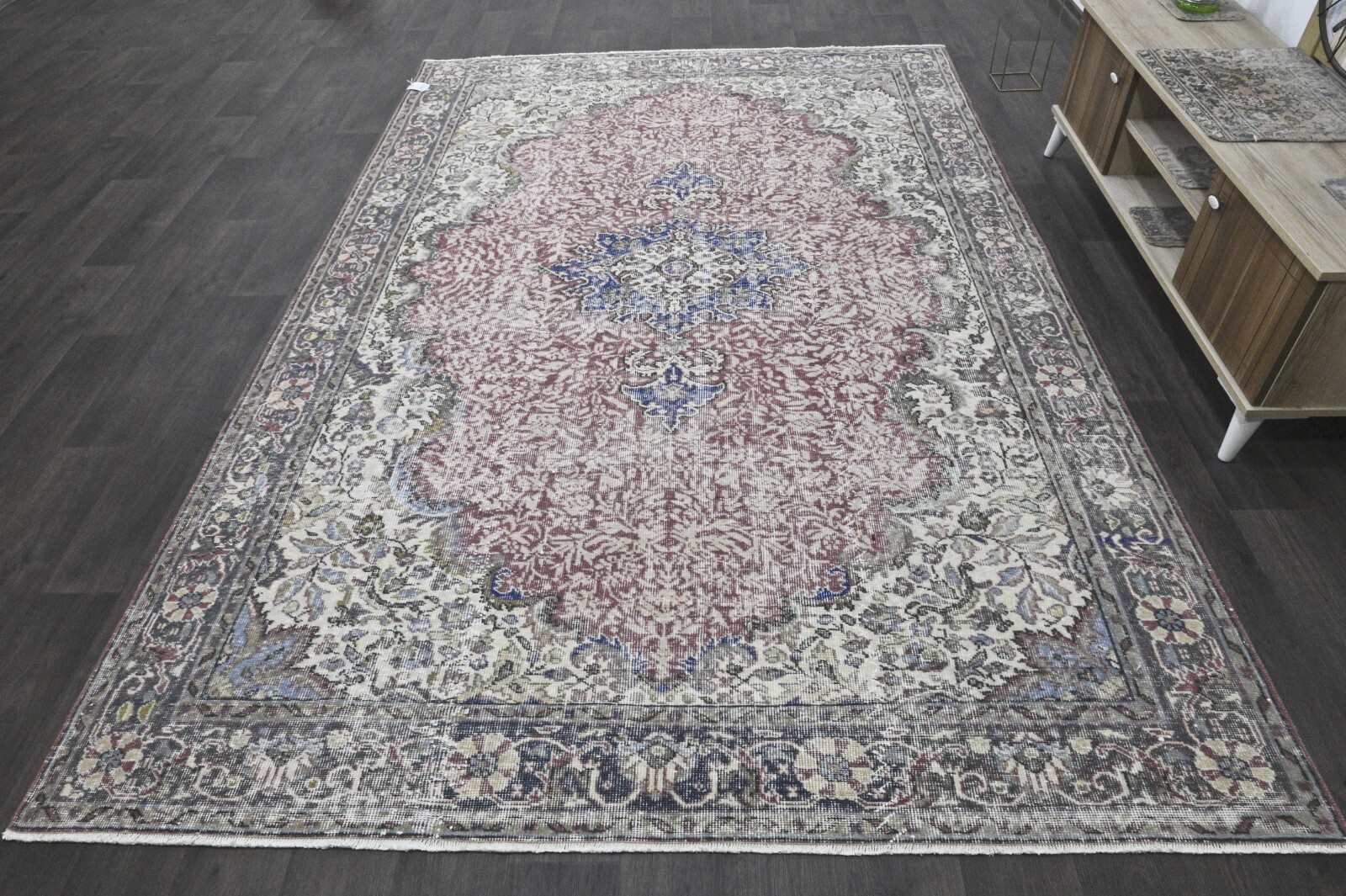 Oushak 7x10,Turkish Rug,vintage,anatolian,PINK,kilim,Bohemian,handmade,wool Oushak 7x10,Turkish Rug,vintage,anatolian,PINK,kilim,Bohemian,handmade,wool