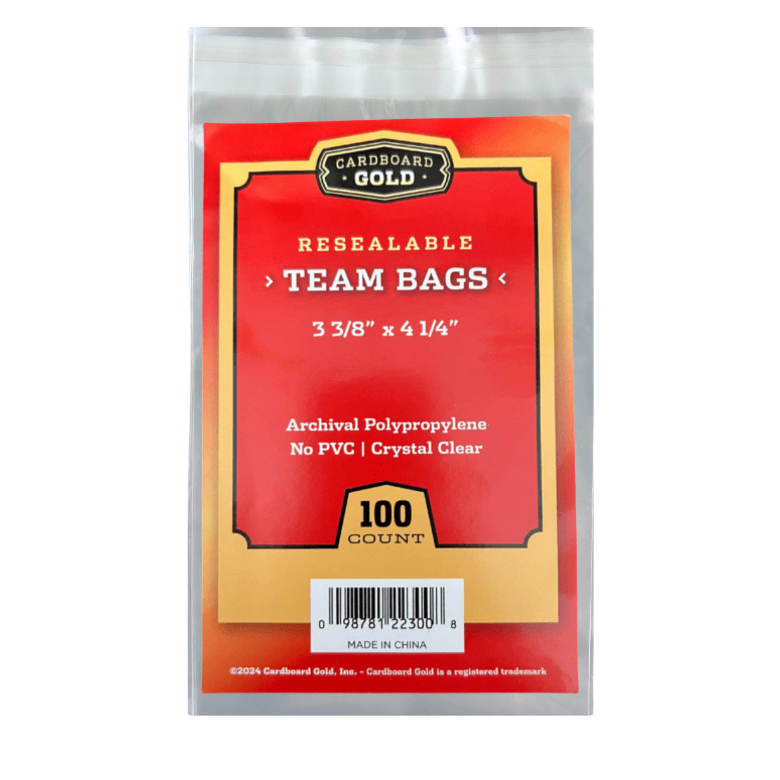 200 (2 Packs) CBG Premium Resealable Ultra Team Bags Toploader Sleeves Pro - New