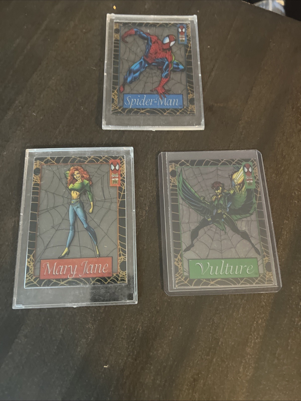 1994 Fleer Marvel Spider-man Suspended Animation Set of 3