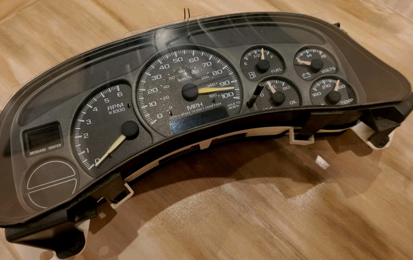 99-02 Silverado Speedometer Instrument Gauge Cluster Tested 99-02 Silverado Speedometer Instrument Gauge Cluster Tested
