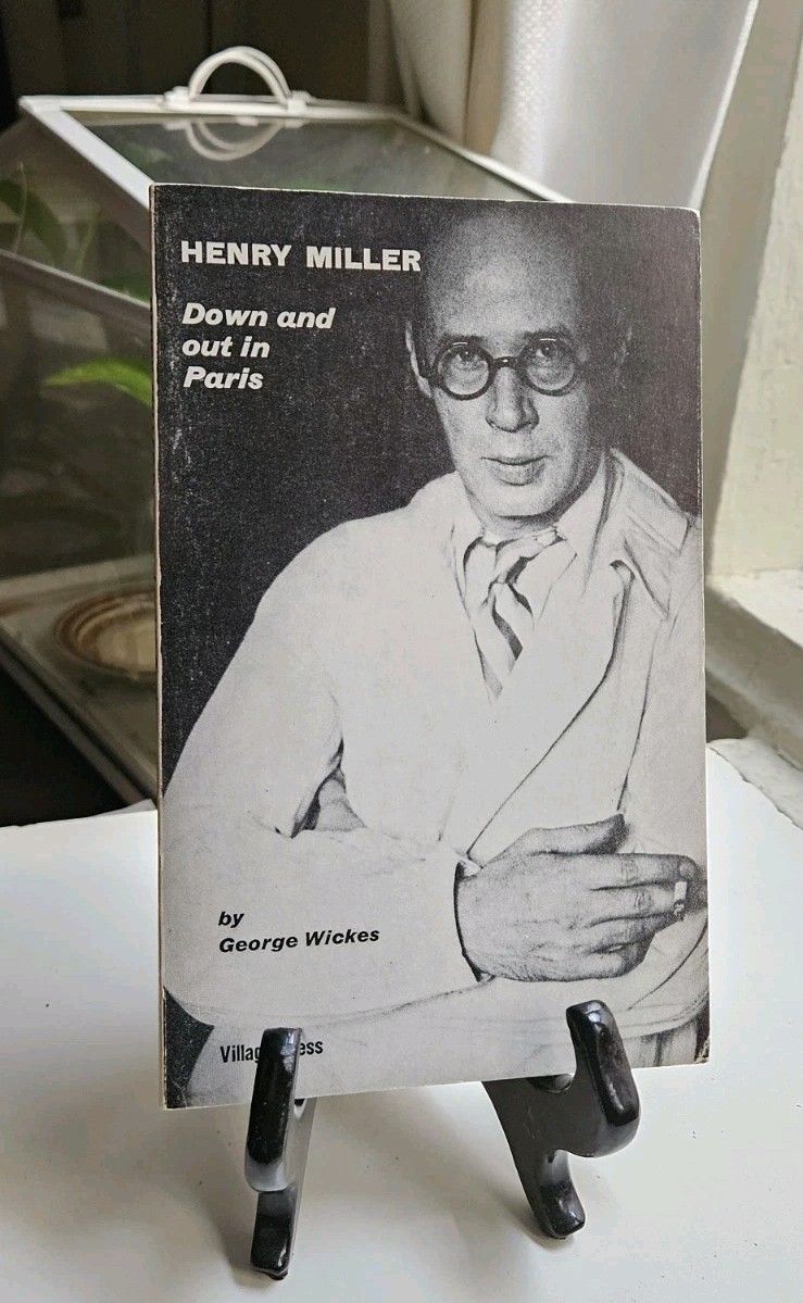 HENRY MILLER: DOWN & OUT IN PARIS - HENRY MILLER 1974 Rare Edition VINTAGE PB
