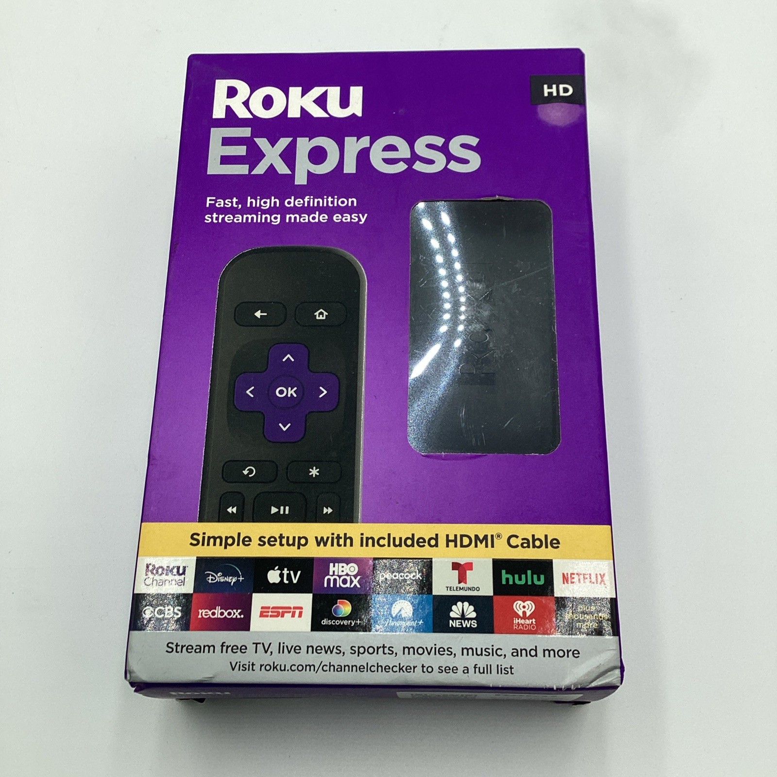 Roku Express HD Streaming Media Player - Black Roku Express HD Streaming Media Player - Black