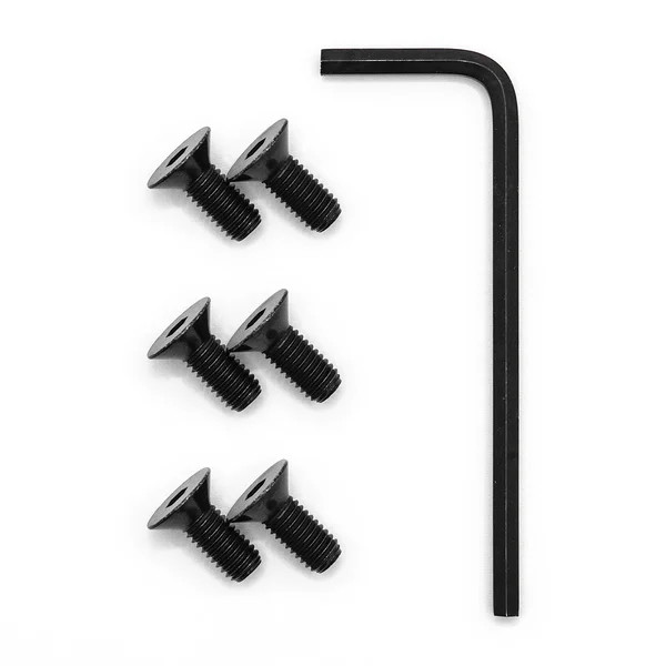 MOMO Motorsport 10mm Steering Wheel Bolt Kit Short Screws, 6-Pack - SWSCREW10