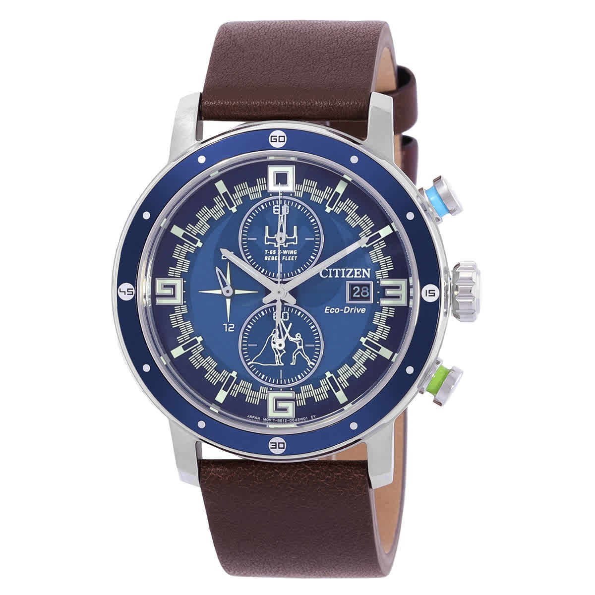 Citizen Luke Skywalker Chronograph Blue Dial Men's Watch CA0768-07W