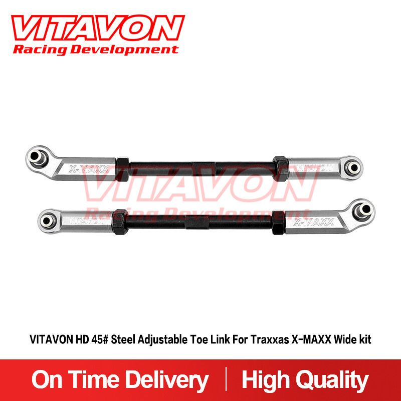 Vitavon Adjustable Alu7075 HD 45# Steel Toe Link For X-MAXX Wide kit XRT  5color