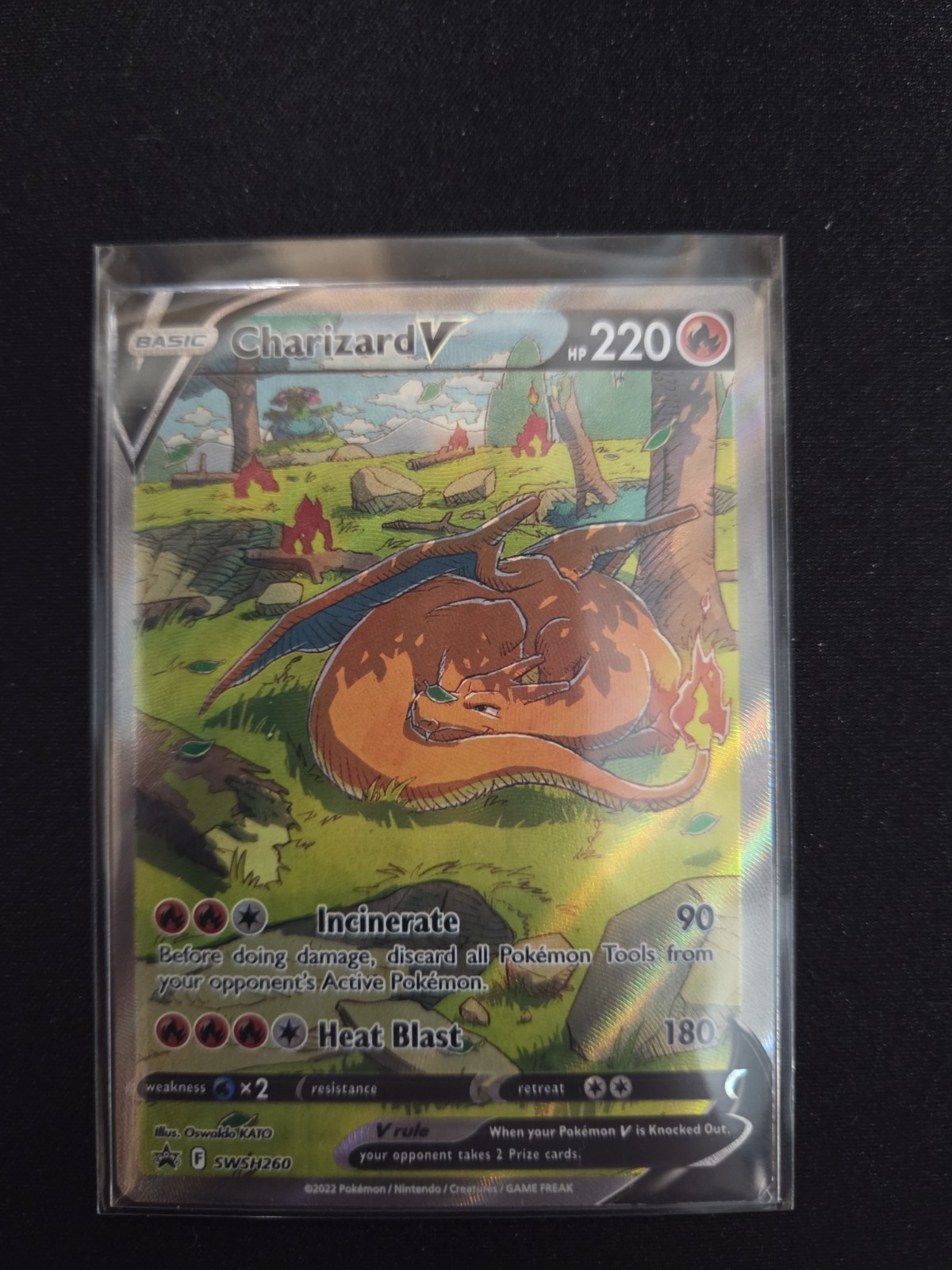 Pokemon Company Charizard V SWSH260 Holo English Sword & Shield Promo