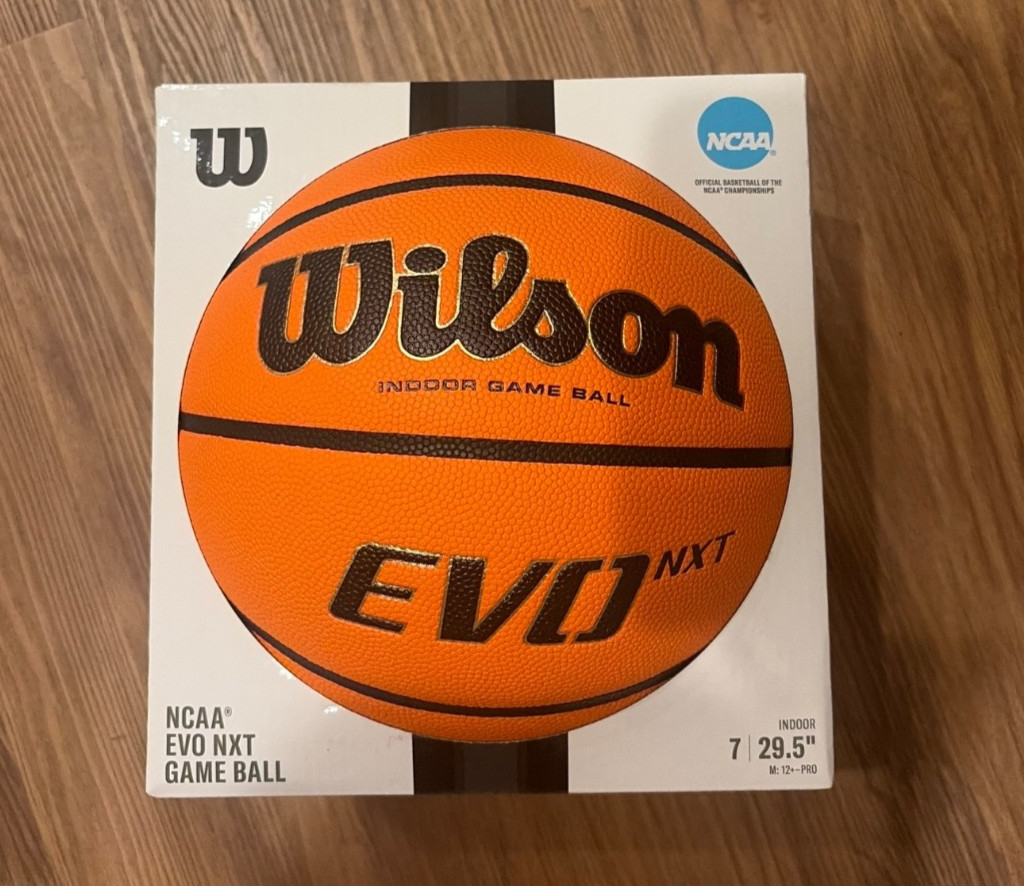 New Wilson EVO NXT Basketball Official Size 7 New Wilson EVO NXT Basketball Official Size 7