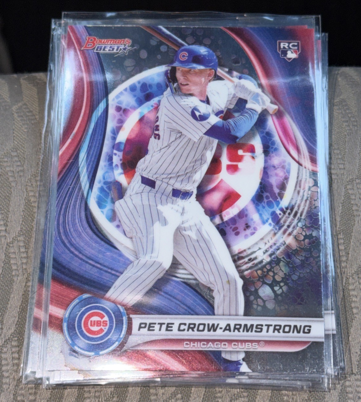 Pete Crow-Armstrong 2024 Bowman's Best #17 RC Rookie Card Chicago Cubs NL MVP Pete Crow-Armstrong 2024 Bowman's Best #17 RC Rookie Card Chicago Cubs NL MVP