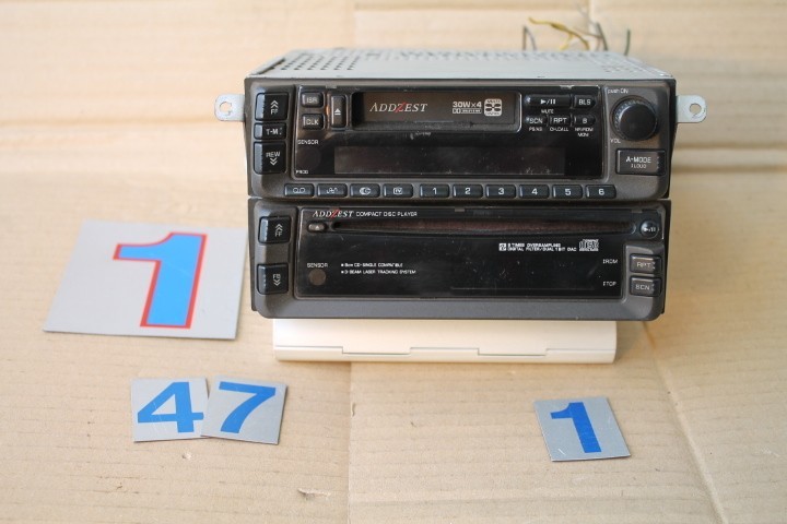 ADDZEST PF-2127J PF-9905J Car Audio CD Cassette Player Deck Junk JDM Retro