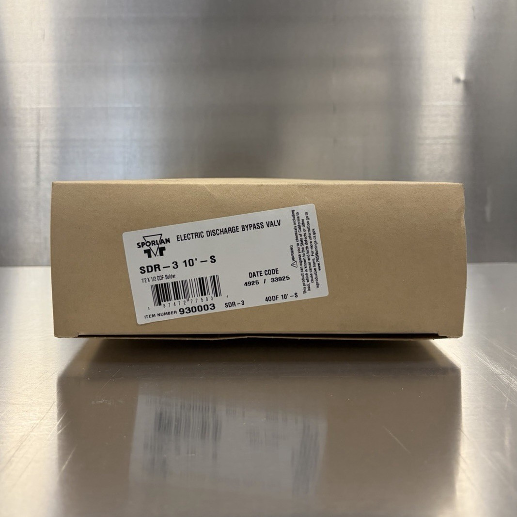 Sporlan Electric Discharge Bypass Valve SDR-3 10\ Sporlan Electric Discharge Bypass Valve SDR-3 10\
