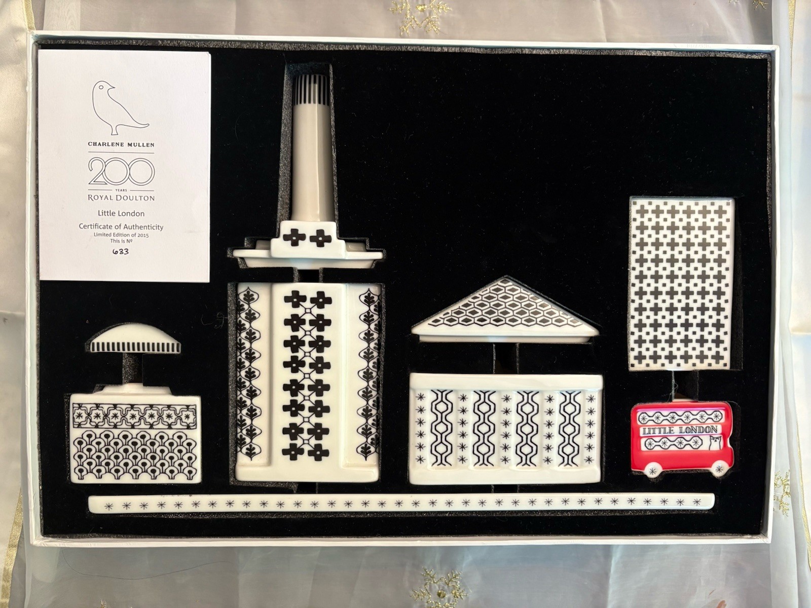 Charlene Mullen 200 Year Royal Doulton Little London Centrepiece Limited Ed 2015