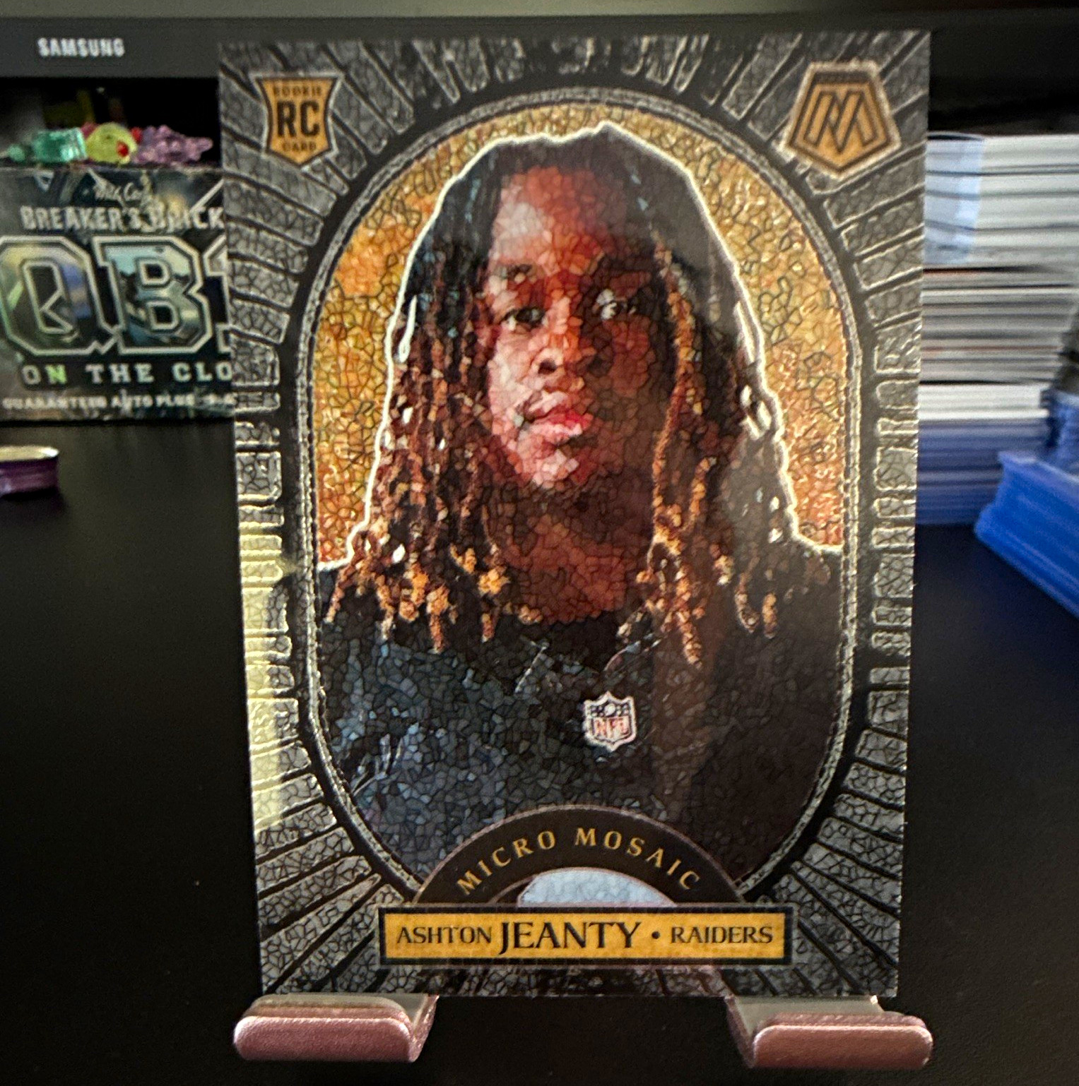 Panini 2025 Mosaic Football Micro Mosaic Ashton Jeanty RC #12 Raiders Panini 2025 Mosaic Football Micro Mosaic Ashton Jeanty RC #12 Raiders