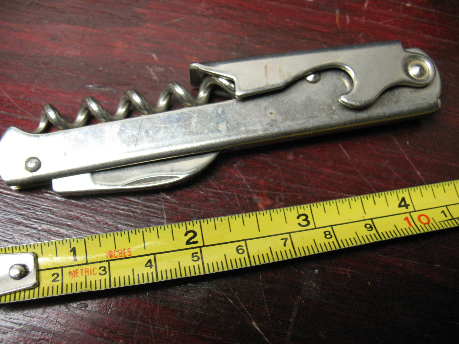  F G B  CORKSCREW  BOTTLE OPENER  BARISTA  TOOL   EXCELLENT  VINT. ITALY 