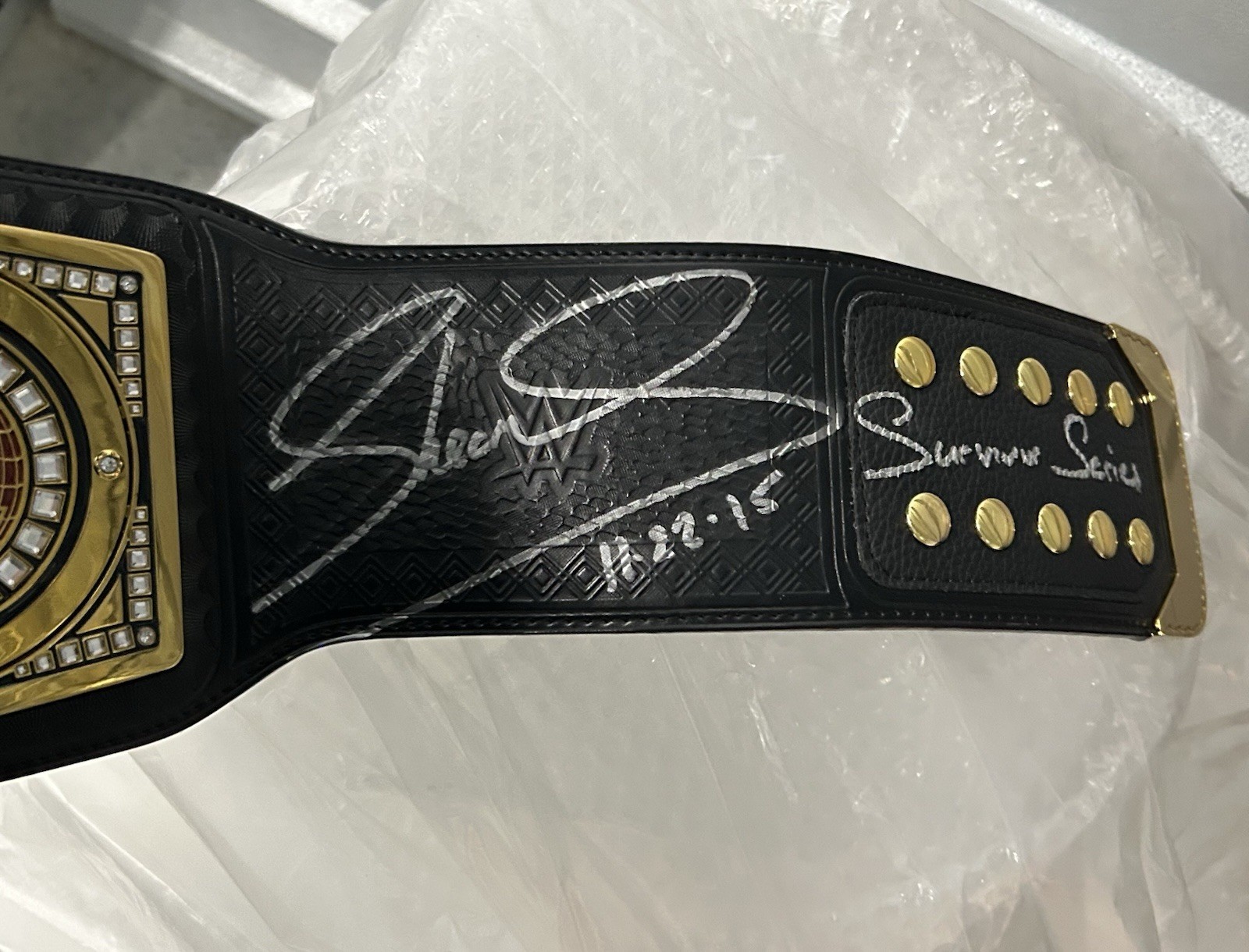 Sheamus Signed WWE World Heavyweight Championship Belt - 2015 Survivor Series Sheamus Signed WWE World Heavyweight Championship Belt - 2015 Survivor Series