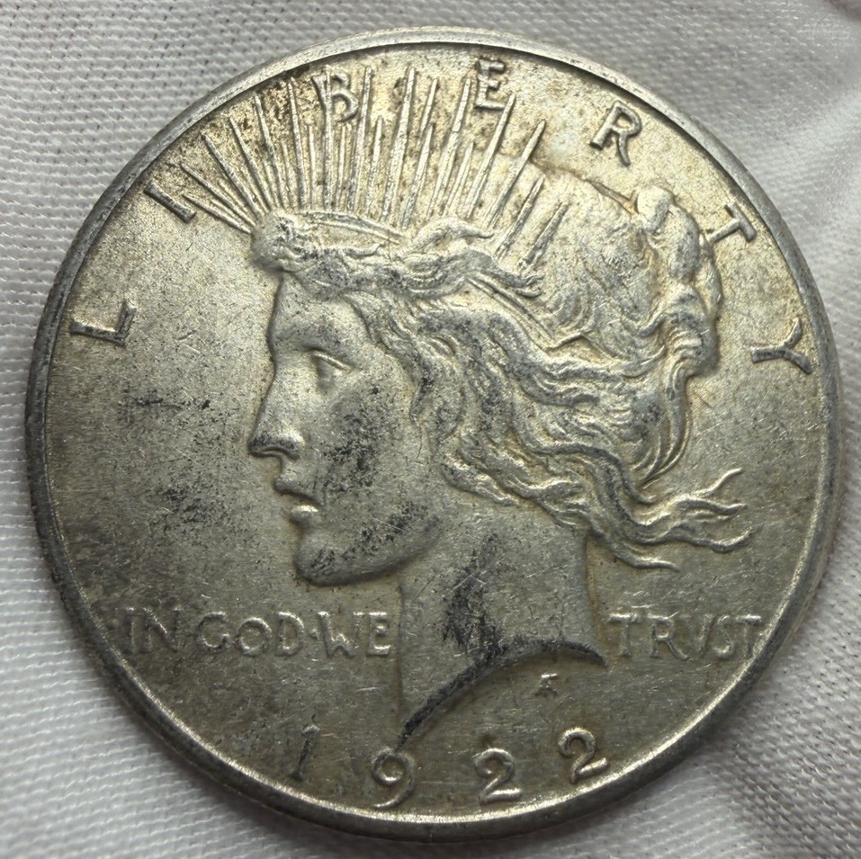 *Better* 1922-S Peace Silver Dollar (VF) Priced At Melt Value, Plus Shipping