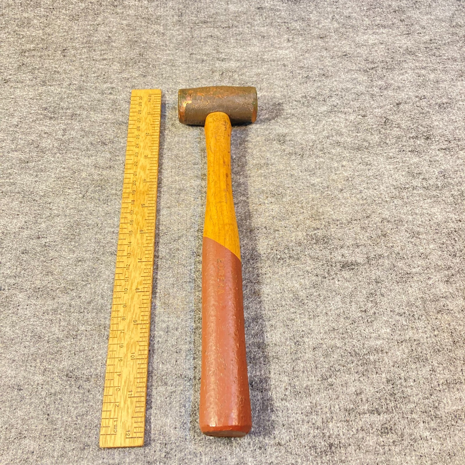 Eureka Copper Hammer Non Marring Non Sparking Hammer 1 lb. 11 3/4\