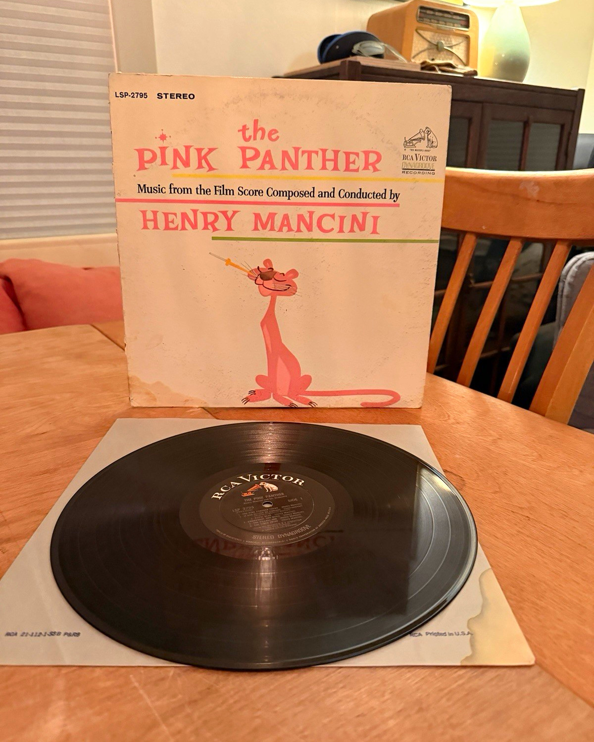 Henry Mancini Pink Panther LP; RCA LSP-2795; Stereo Dynagroove