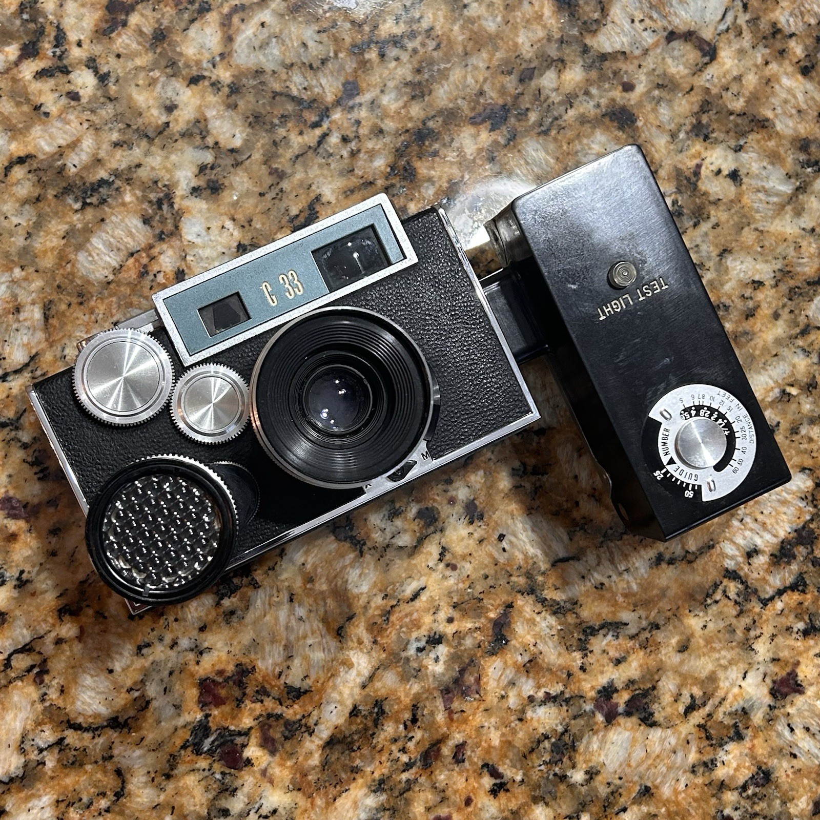 Vintage Argus C33 Camera with Attachments, Not Tested Vintage Argus C33 Camera with Attachments, Not Tested