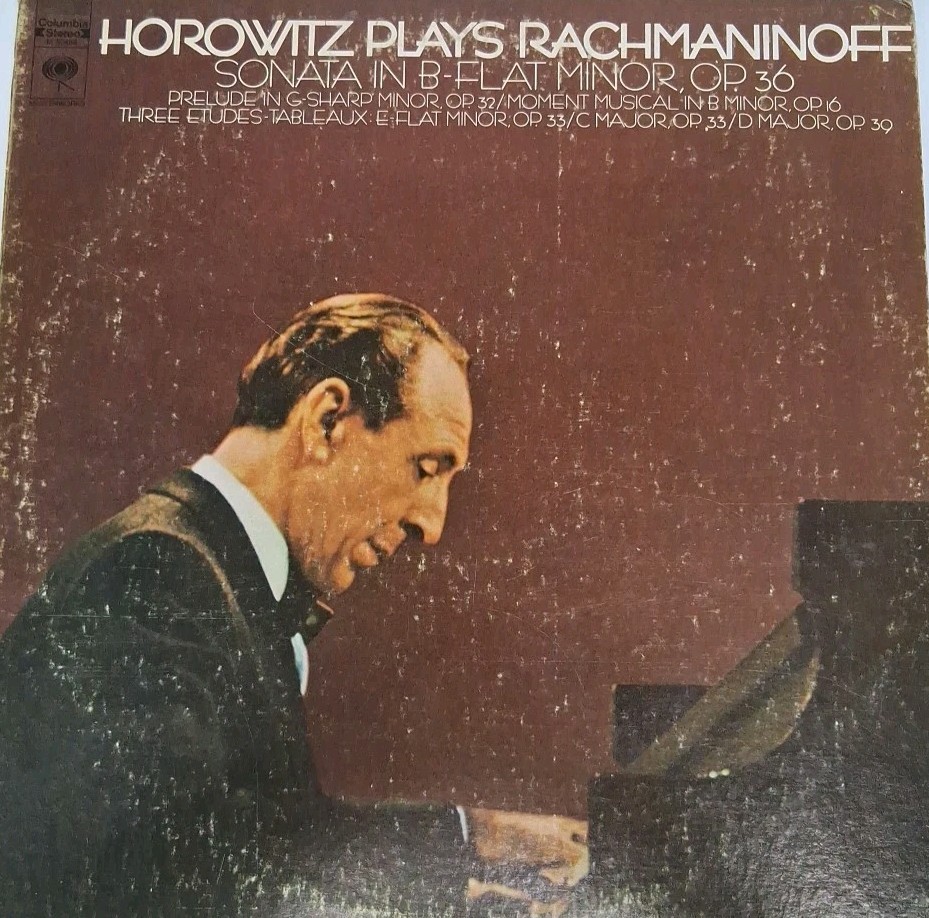 Horowitz Plays Rachmaninoff Vinyl LP Horowitz Plays Rachmaninoff Vinyl LP