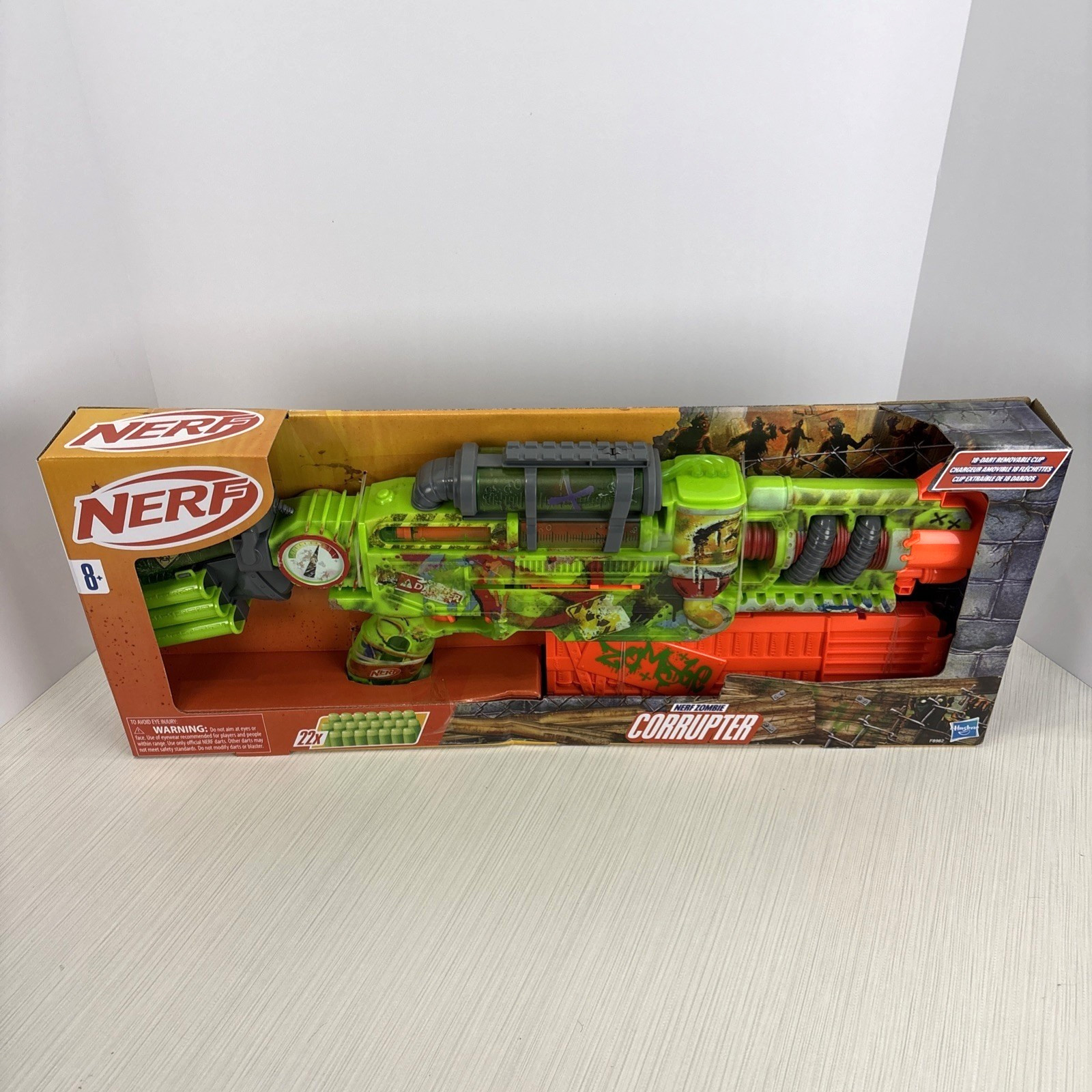Nerf Zombie Corrupter Dart Blaster w/ 22 Nerf Elite Darts NEW In Box Nerf Zombie Corrupter Dart Blaster w/ 22 Nerf Elite Darts NEW In Box