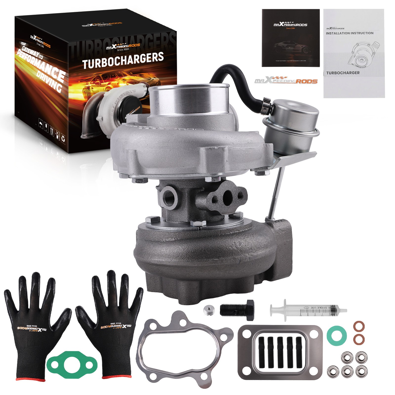Universal Turbo for GT25 GT2871 GT2871R GT2860 Turbocharger T25 4-Bolt Flange