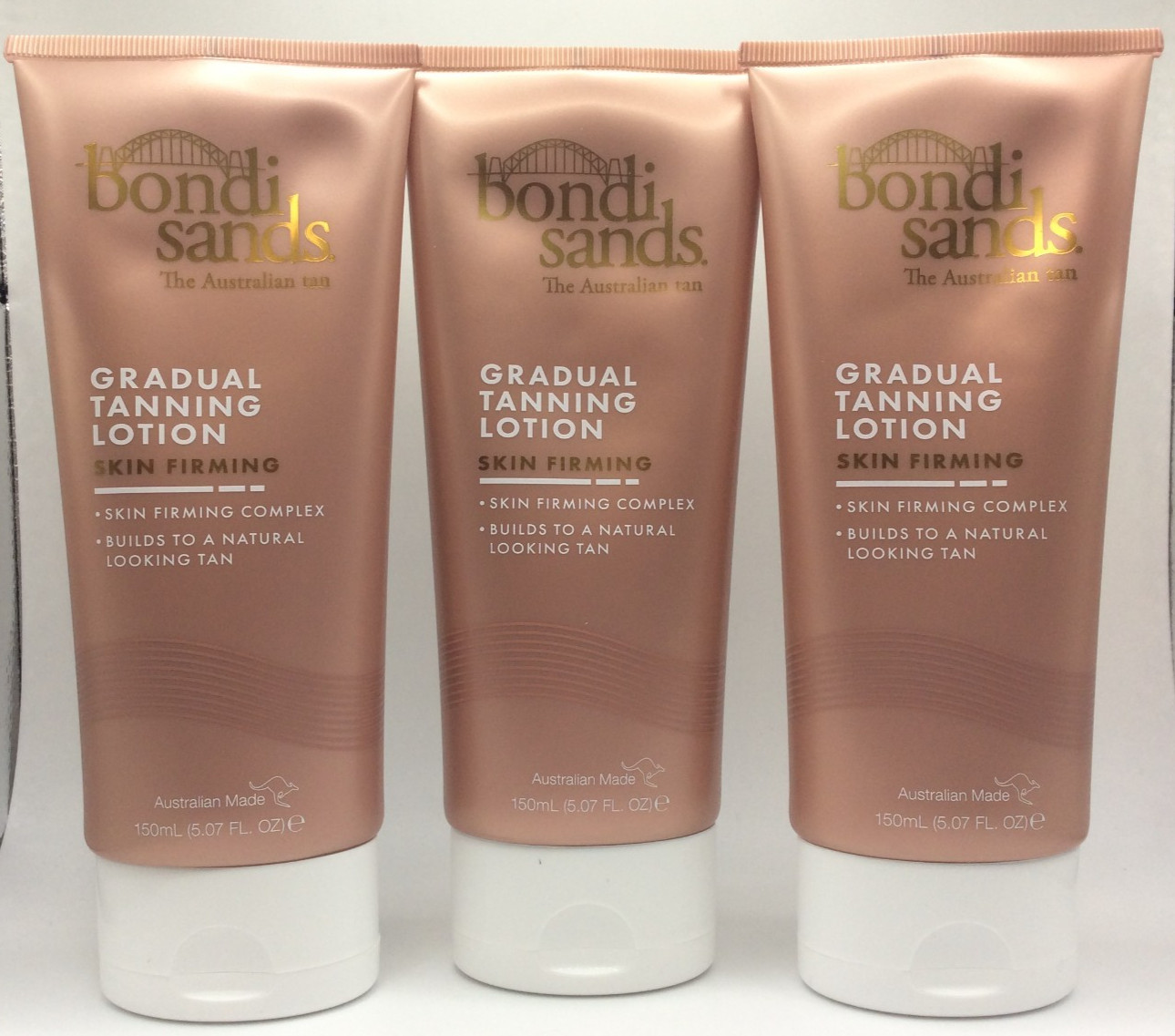 Bondi Sands Australian Gradual Tanning Lotion Skin Firming Complex 🌞PACK OF 3🌞