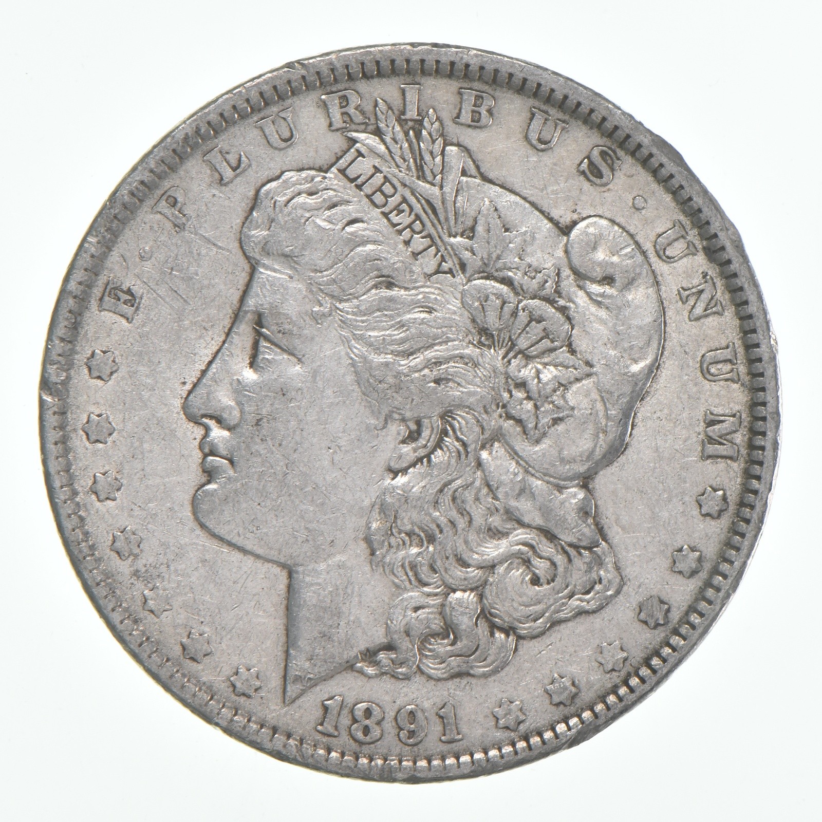 VF 1891 (P) Morgan Silver Dollar (1 coin)
