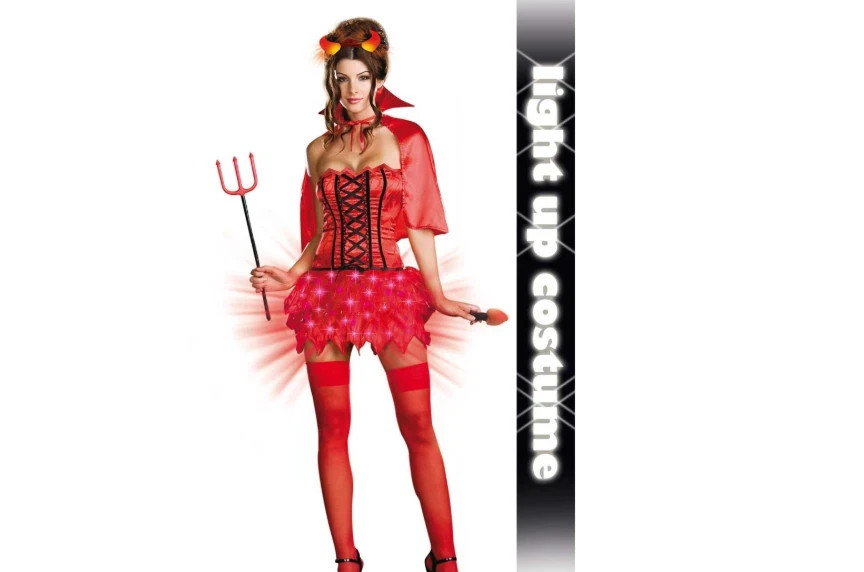 Devil\'s De-Light Costume Womens Devil\'s De-Light Costume Womens
