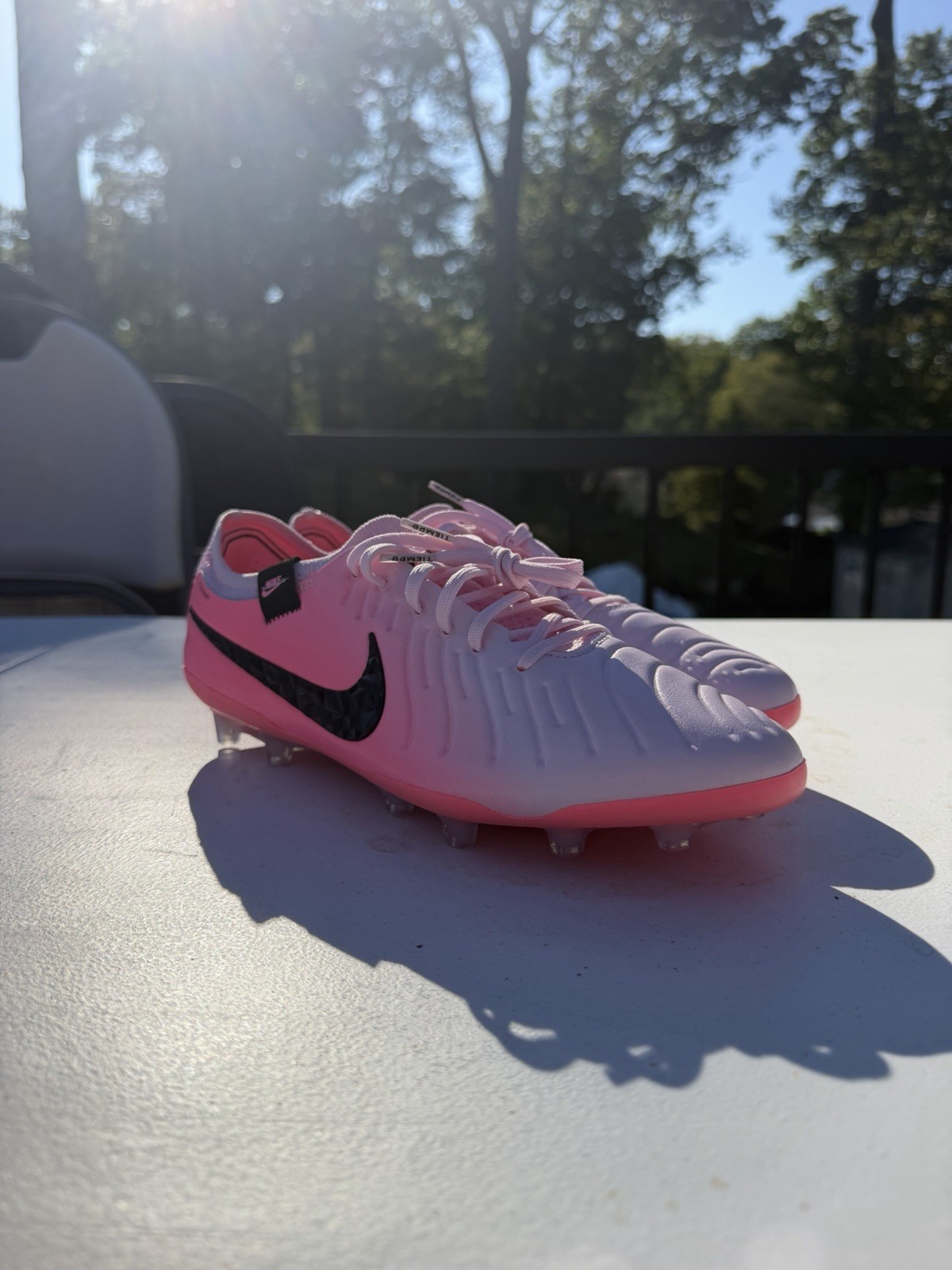 Nike Tiempo Legend 10 ELITE AG Pink Soccer Cleats FN7282-601 Men’s 8.5