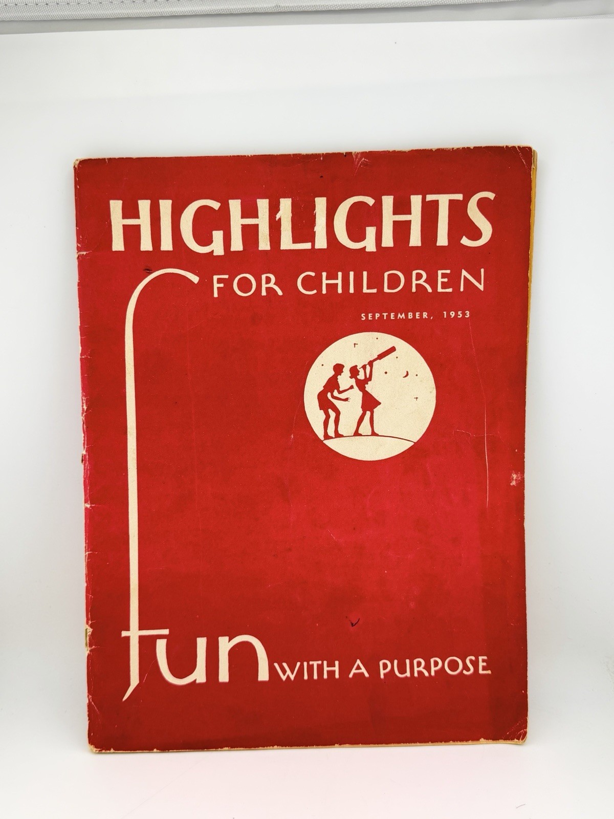 Highlights for Children September 1953 Vintage Magazine Mid Century Kids Rare