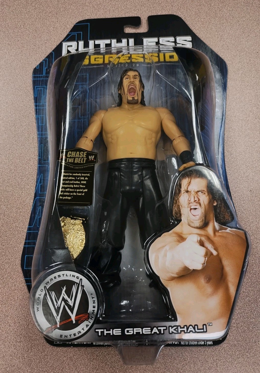 NIB Jakks WWE Ruthless Aggression Series 24 The Great Khali Figure