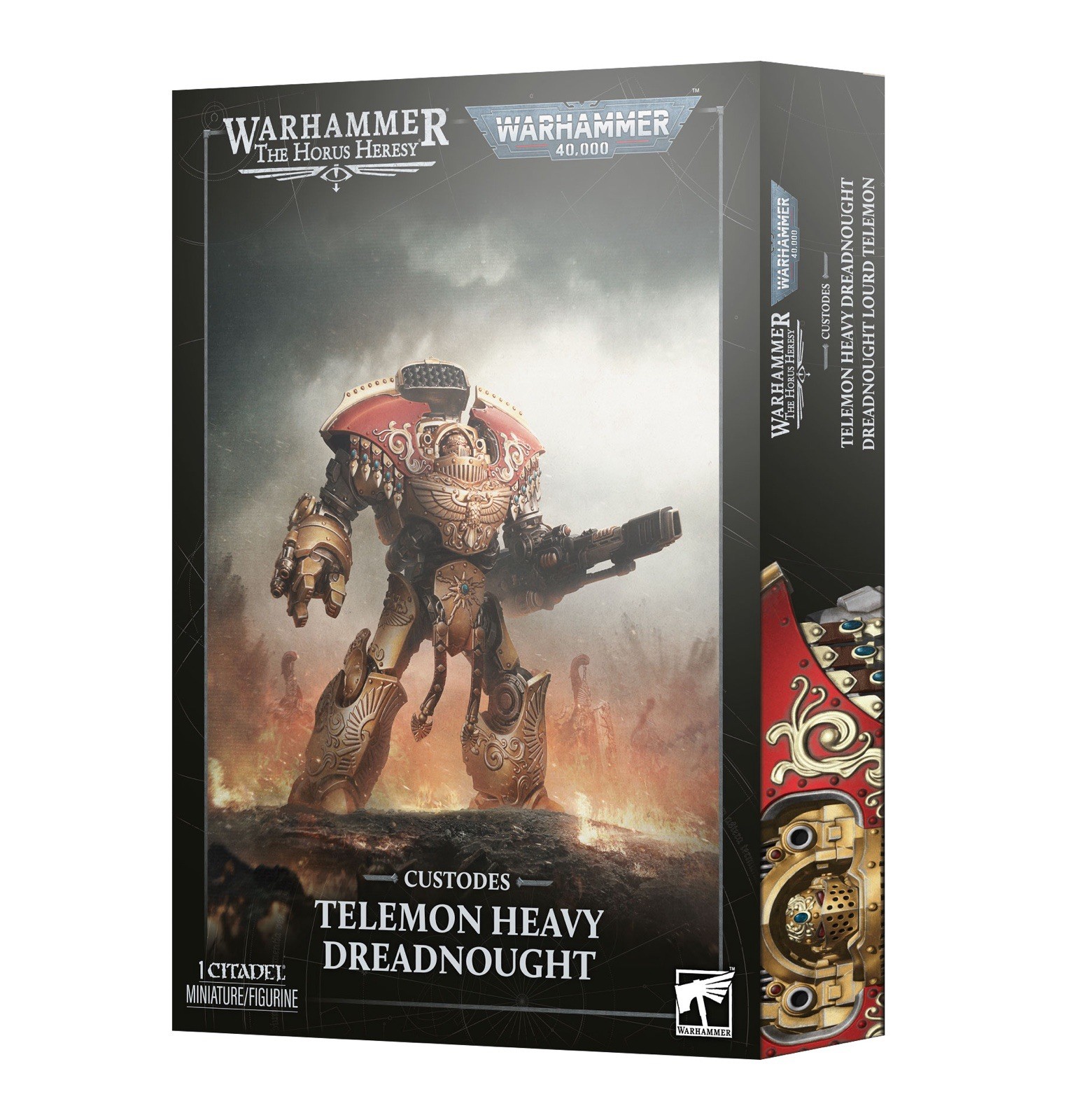 PREORDER Warhammer 40K: Custodes Telemon Heavy Dreadnought SHIPS 10/17/26