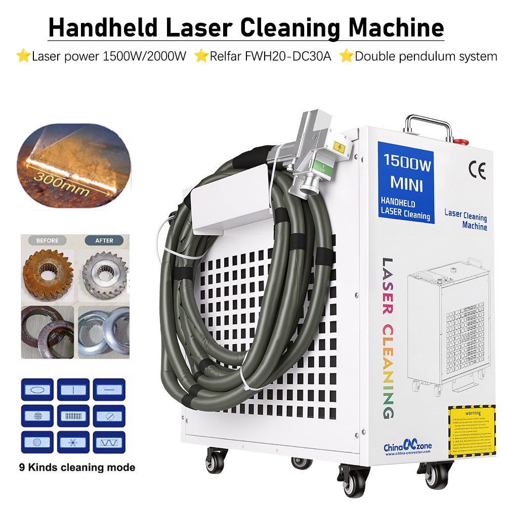 1500W/2000W Fiber Laser Cleaning Machine Laser Remove Rust/Oil/Paint Cleaner US 1500W/2000W Fiber Laser Cleaning Machine Laser Remove Rust/Oil/Paint Cleaner US