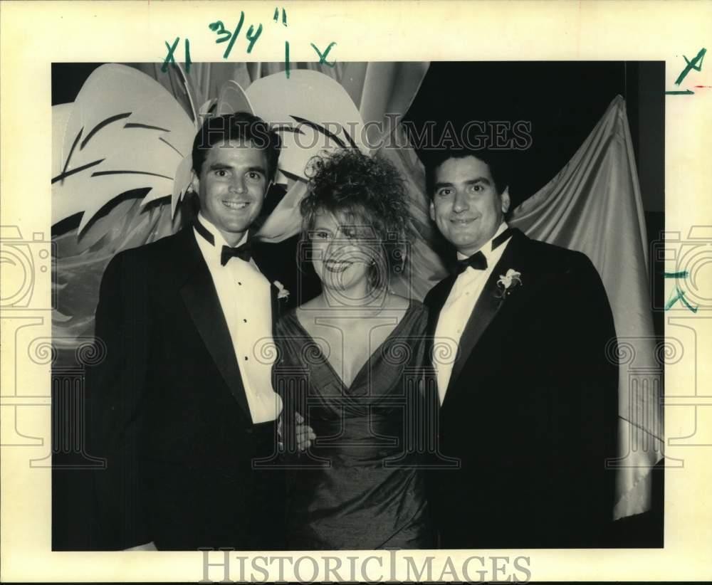 1992 Press Photo Dignitaries at the Young Leadership Council Gala - noc63464