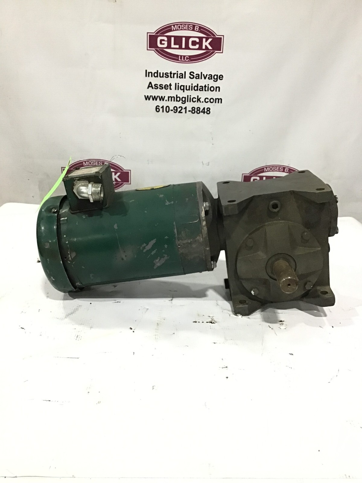 Baldor VM3558T/GSF2026BA Motor Gear Reducer 20:1 Ratio