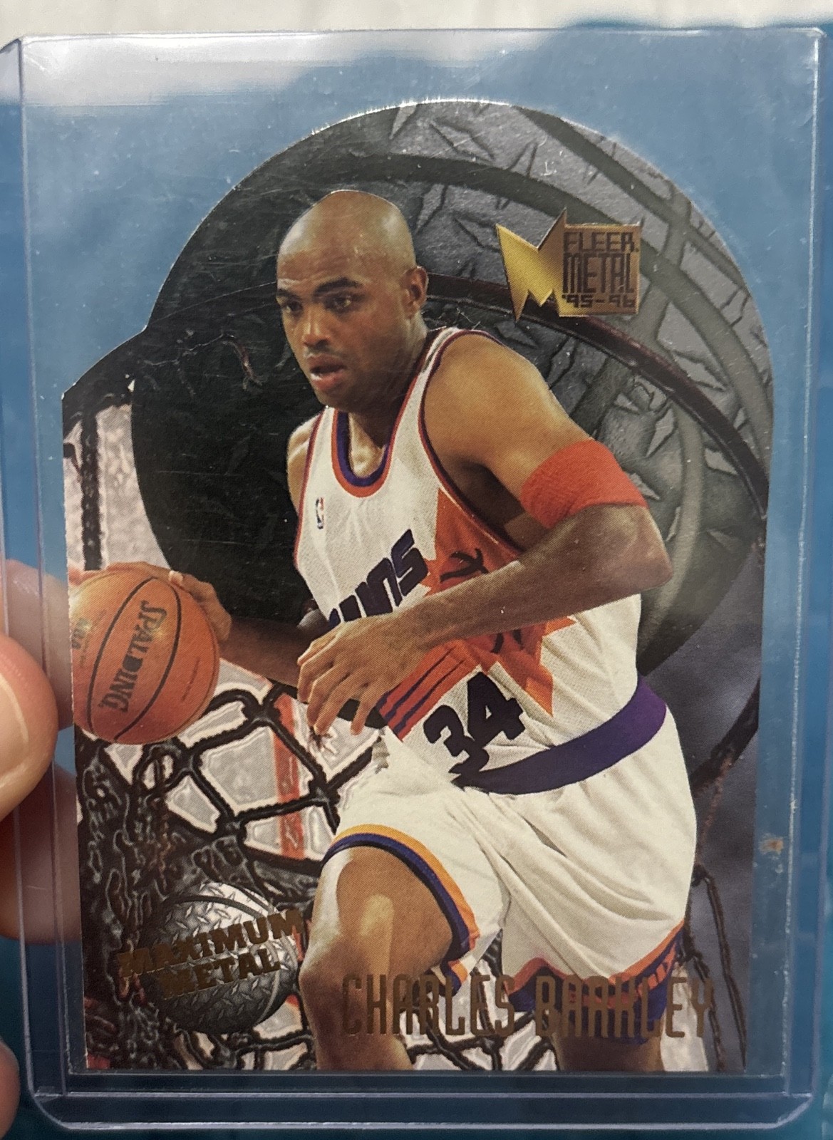 1995-96 Fleer Metal - Maximum Metal Charles Barkley #1 SSP RARE