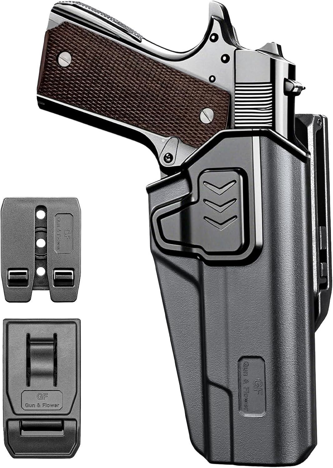 OWB Holster Fits 1911 5\'\' No Rail – Colt Kimber Springfield RIA Taurus RH MOLLE