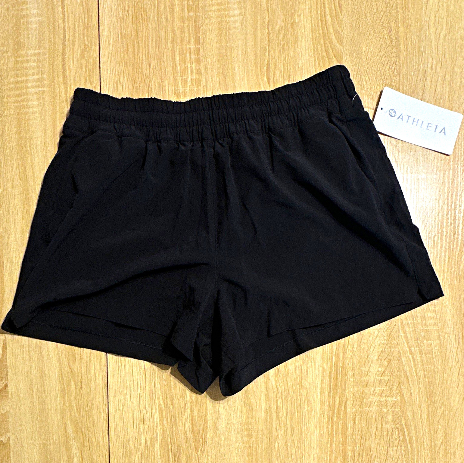 Athleta Hit Your Stride Run Short Women’s Running Shorts Black Quick Dry S