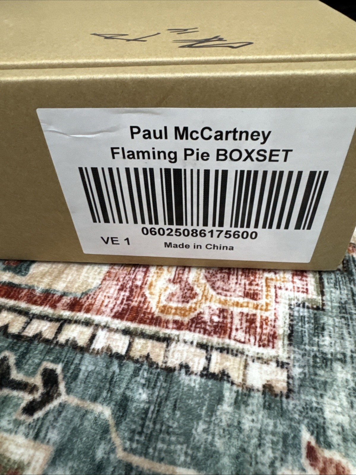 Paul McCartney Flaming Pie Boxes. Sealed, Never Opened Number 2108