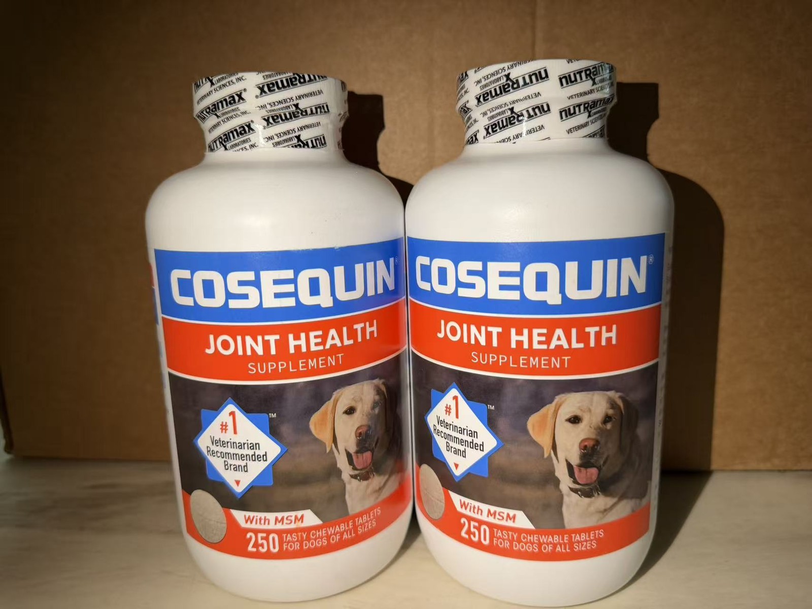 Nutax Cosuin Joint Supplement for Dogs, MSM+HA, Chew Tablets, 250ct